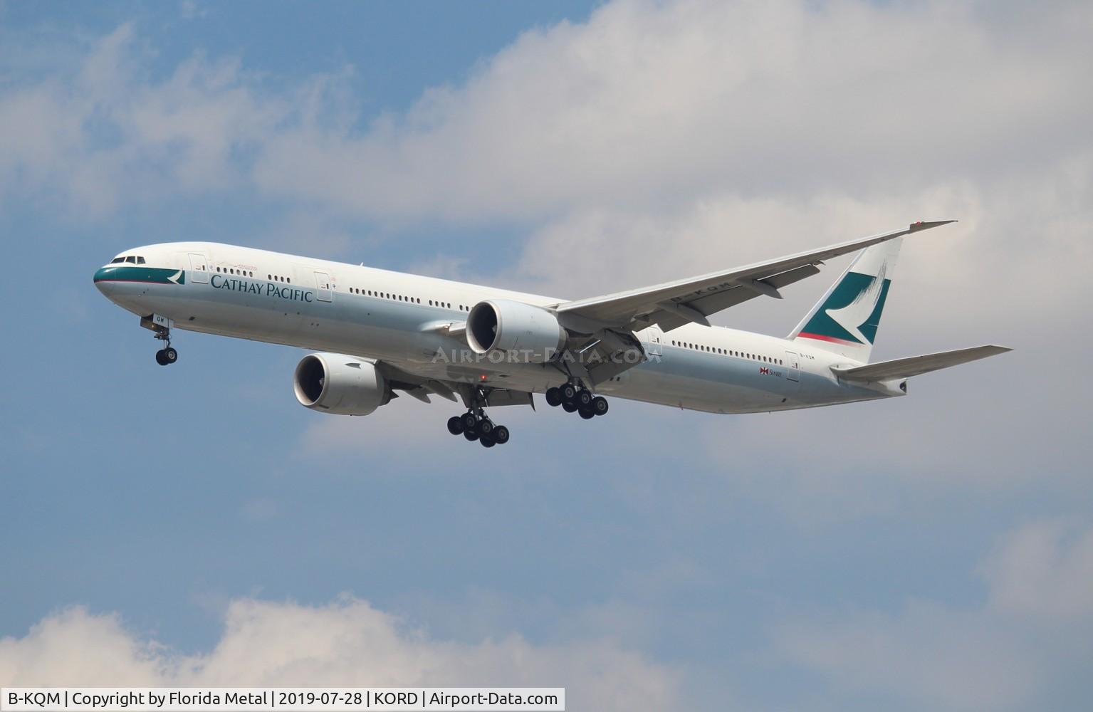B-KQM, 2014 Boeing 777-367/ER C/N 41433, CPA 773 zx HKG-ORD