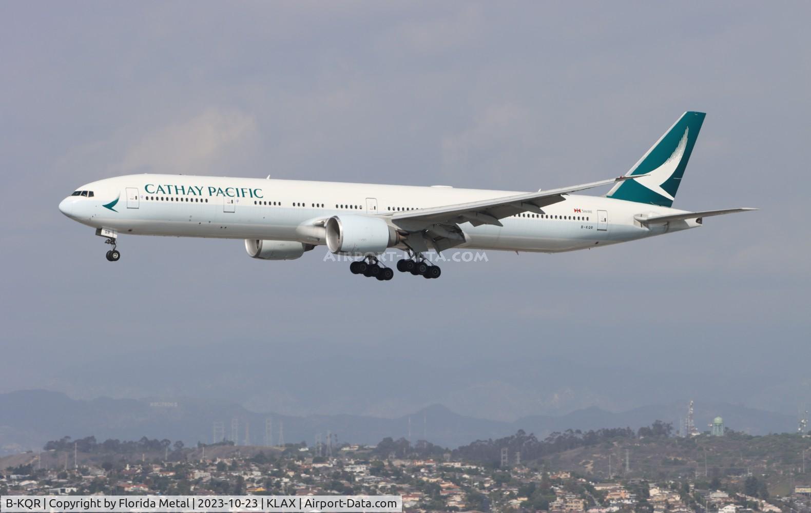 B-KQR, 2014 Boeing 777-367/ER C/N 41759, CPA 773 zx HKG-LAX