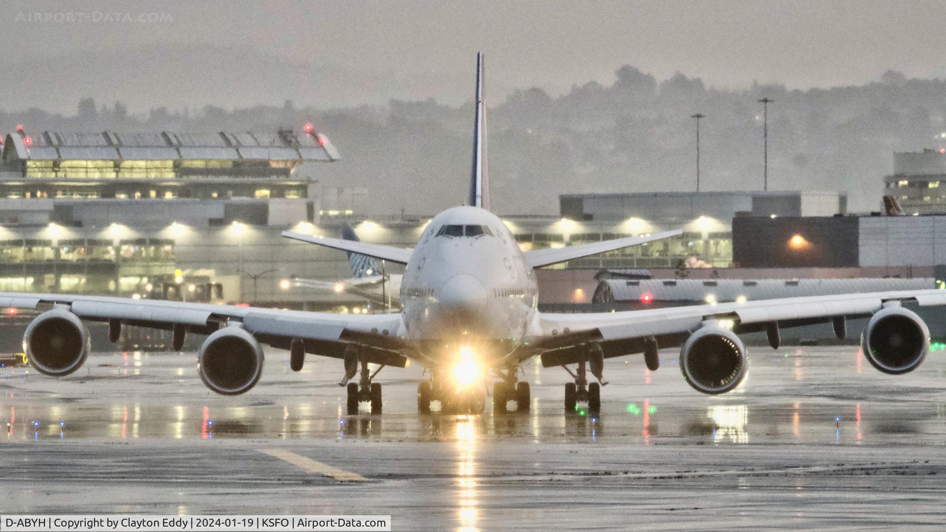 D-ABYH, 2013 Boeing 747-830 C/N 37832, SFO 2024.