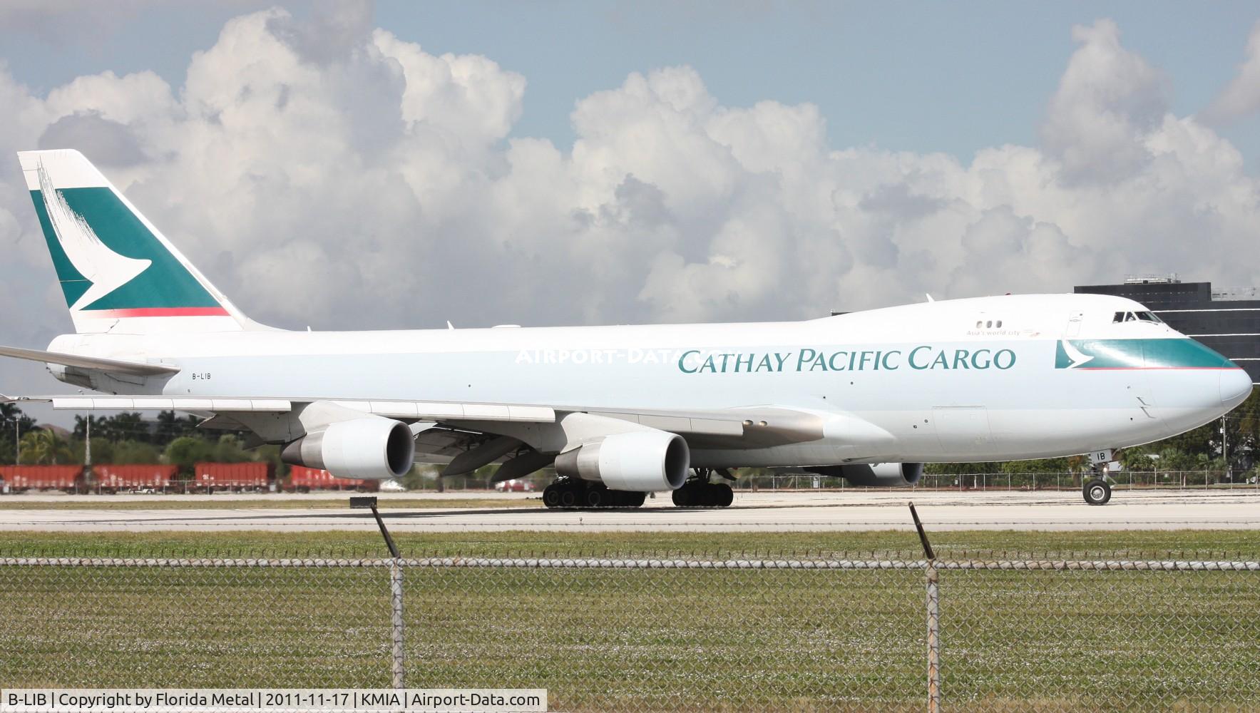 B-LIB, 2008 Boeing 747-467ERF C/N 36867, MIA zx