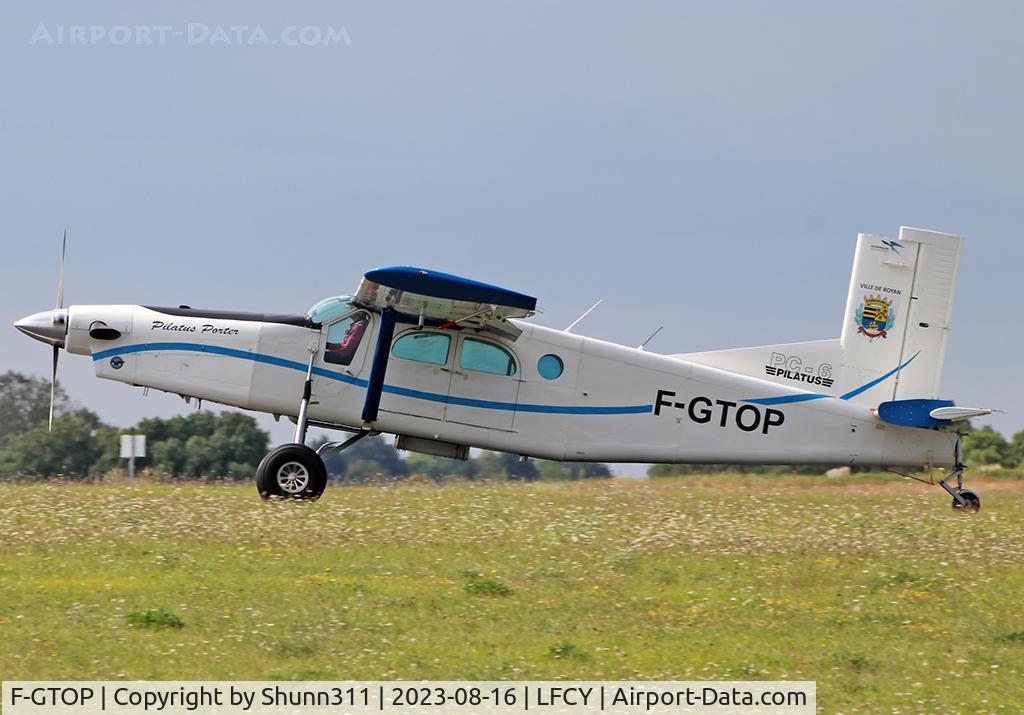 F-GTOP, 1967 Pilatus PC-6/B1-H2 Turbo Porter C/N 661, Arrivng from para flight...