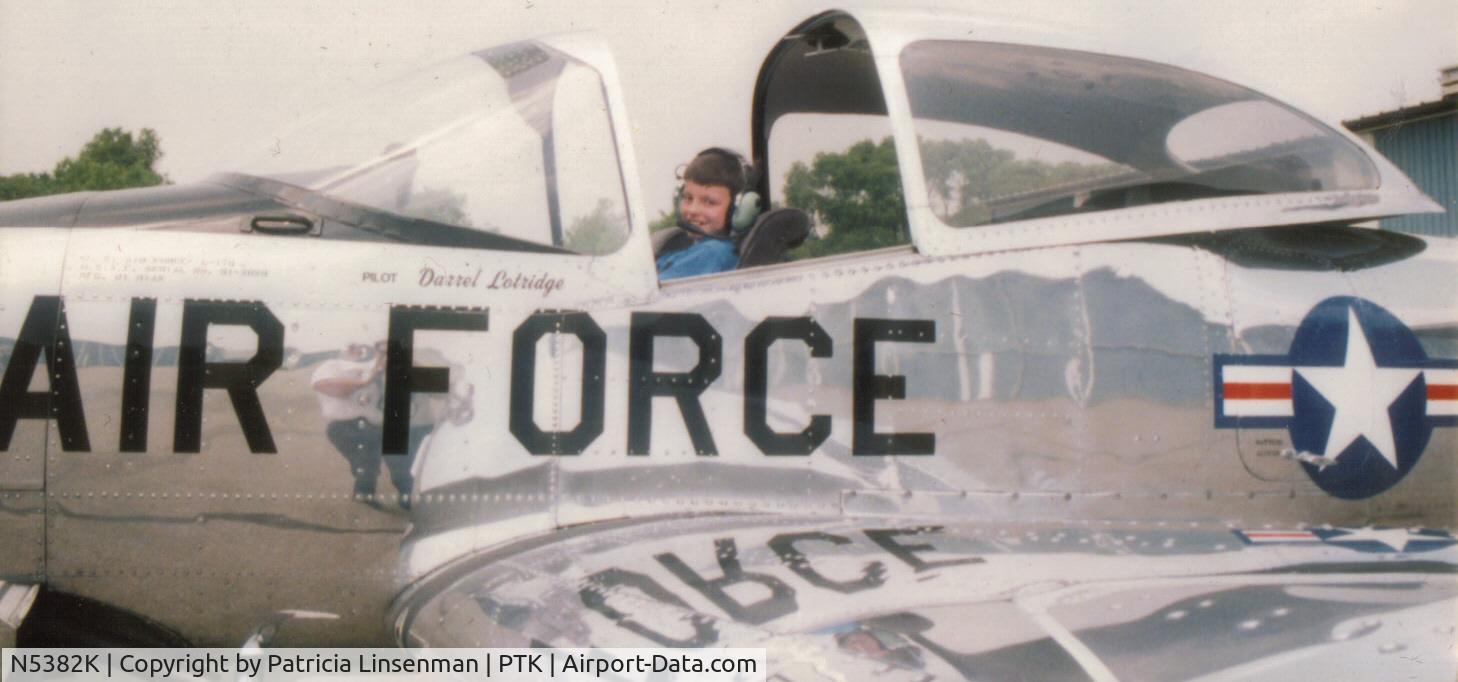 N5382K, 1951 Ryan Navion B C/N NAV-4-2282B, This is me in my Mom's boyfriend's Dad's airplane. Sometime in the early 90s.
