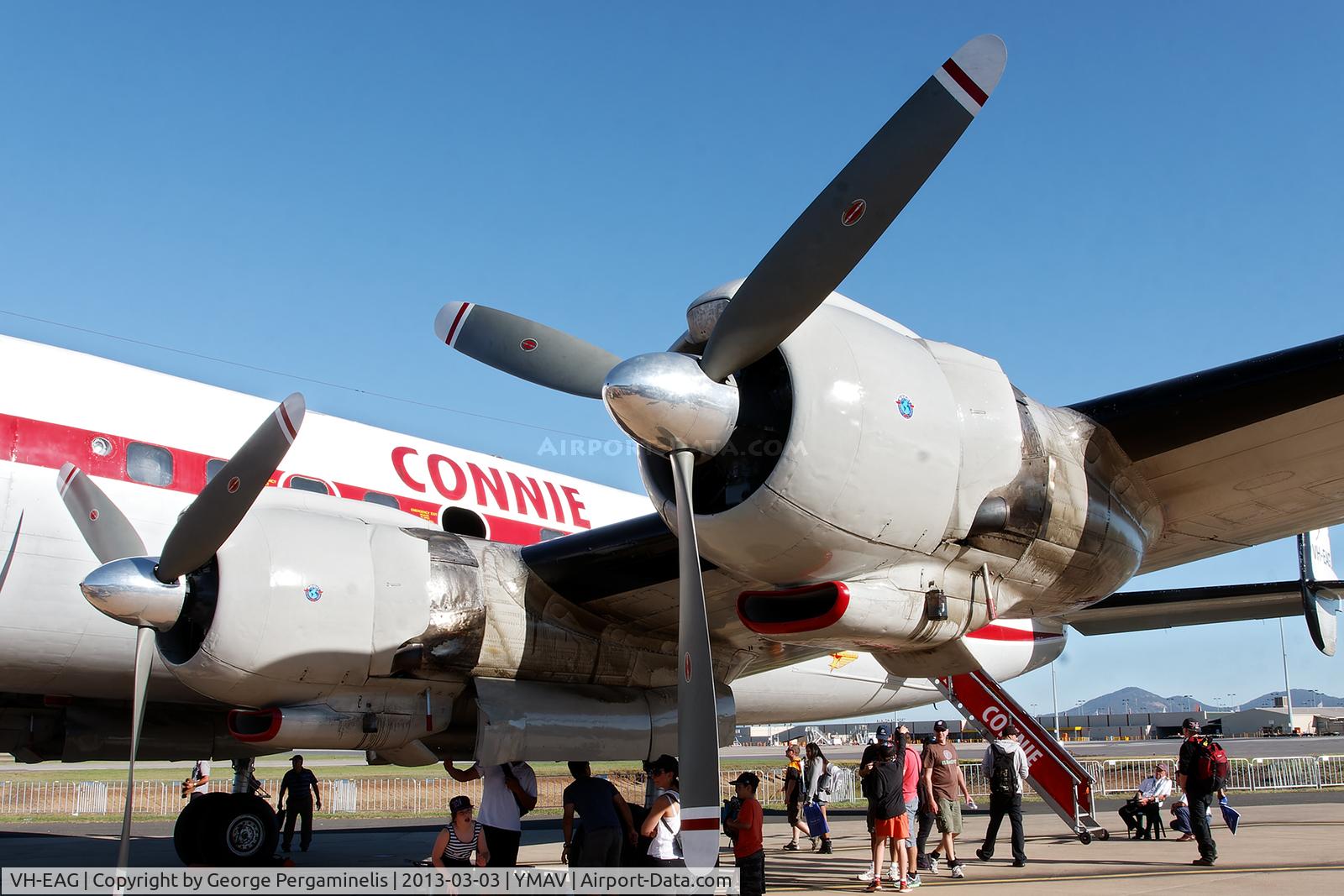 VH-EAG, 1955 Lockheed L-1049F Super Constellation C/N 4176, Australian International Air Show.