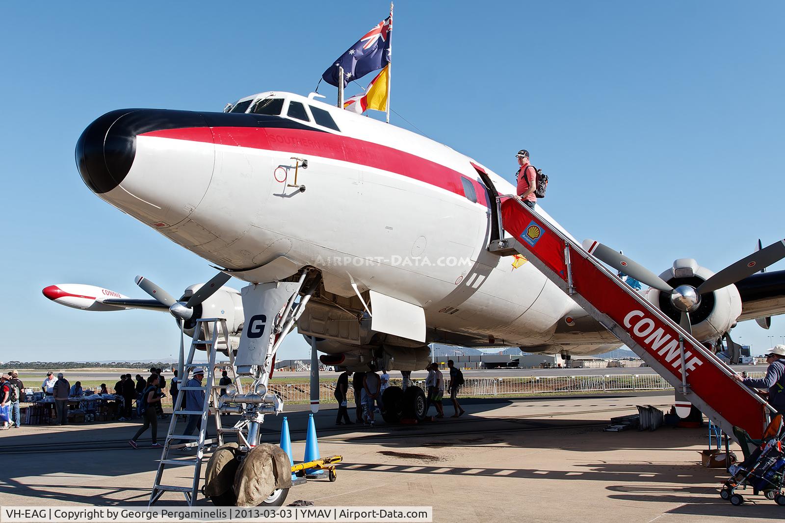 VH-EAG, 1955 Lockheed L-1049F Super Constellation C/N 4176, Australian International Air Show.