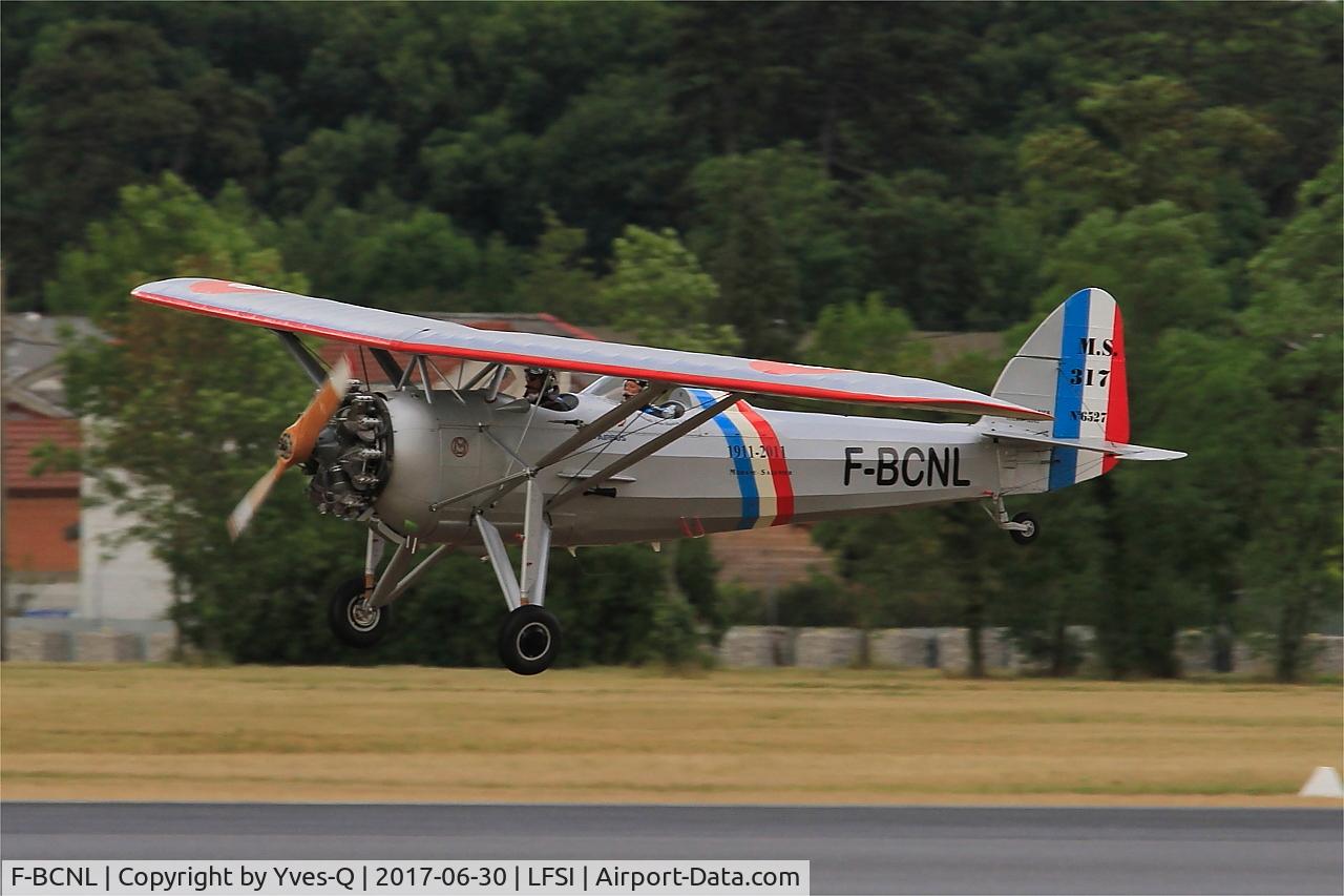 F-BCNL, Morane-Saulnier MS.317 C/N 6527, Morane-Saulnier MS.317, Landing rwy 29, St Dizier-Robinson Air Base 113 (LFSI)