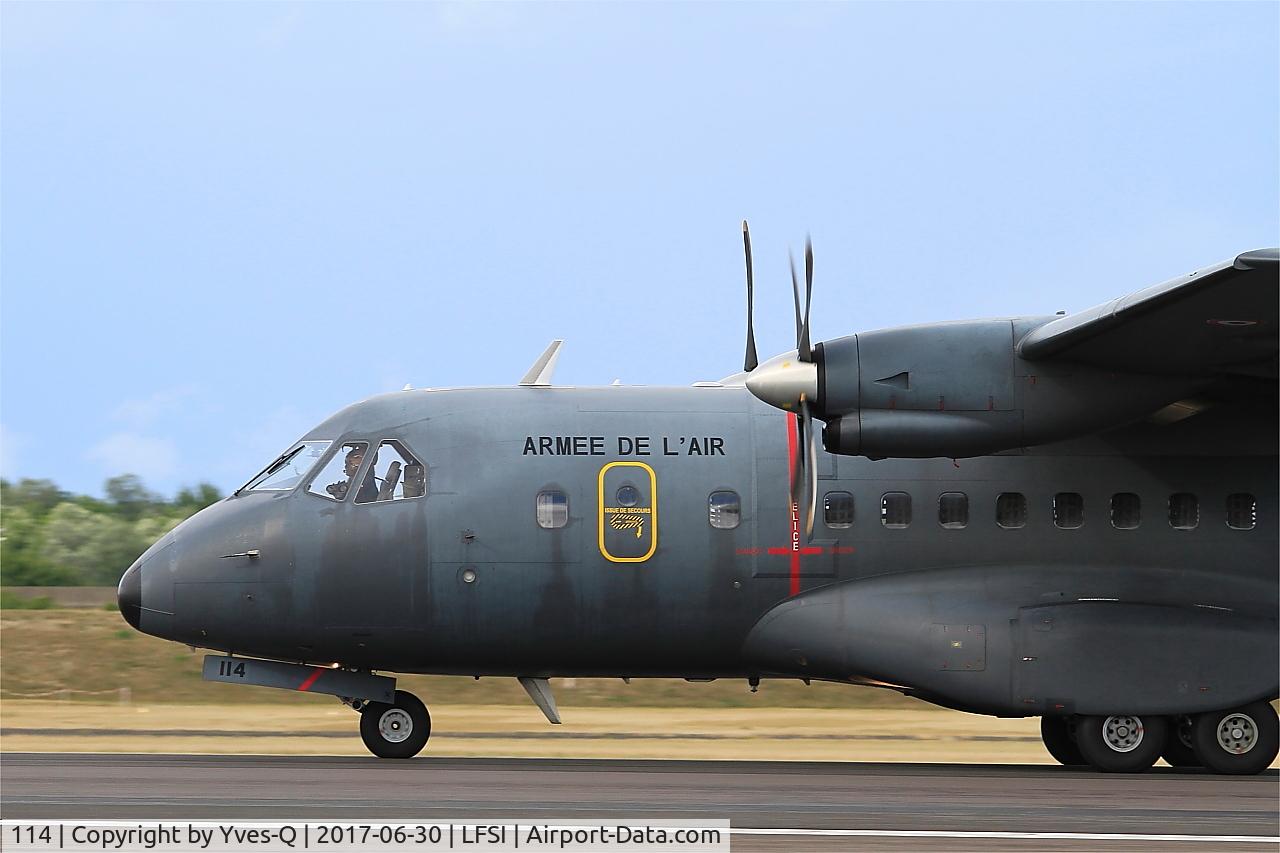 114, Airtech CN-235-200M C/N C114, Airtech CN-235-200M, Taxiing to parking area, St Dizier-Robinson Air Base 113 (LFSI)