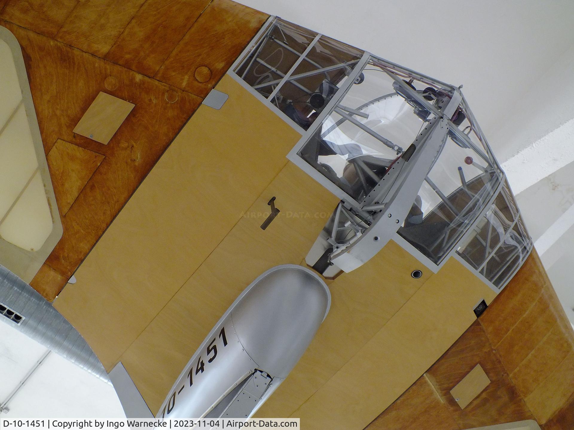 D-10-1451, 1943 Horten IV C/N 26, Horten IV at the Flugwerft Schleißheim of Deutsches Museum, Oberschleißheim