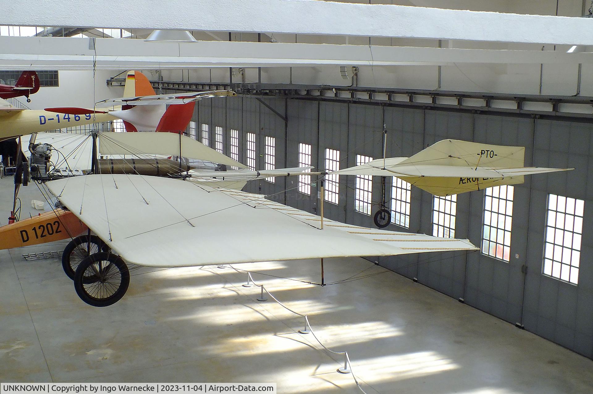 UNKNOWN, 2009 Roman Weller Flugzeugbau Grade 1909 Libelle replica C/N 01, Roman Weller Flugzeugbau Grade 1909 Libelle replica (did fly - and may do so again in short hops - but was never registered) at the Flugwerft Schleißheim of Deutsches Museum, Oberschleißheim