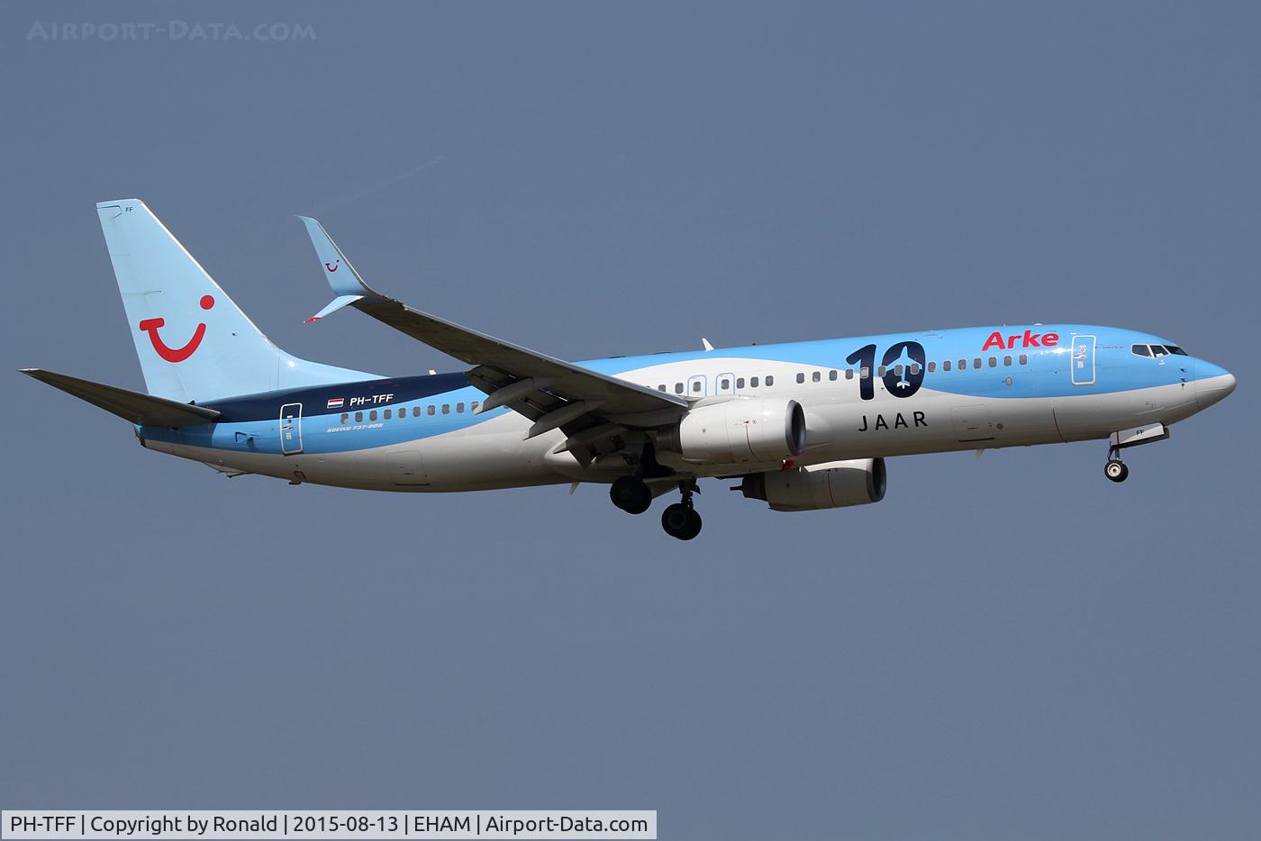 PH-TFF, 2007 Boeing 737-86N C/N 35220, at spl