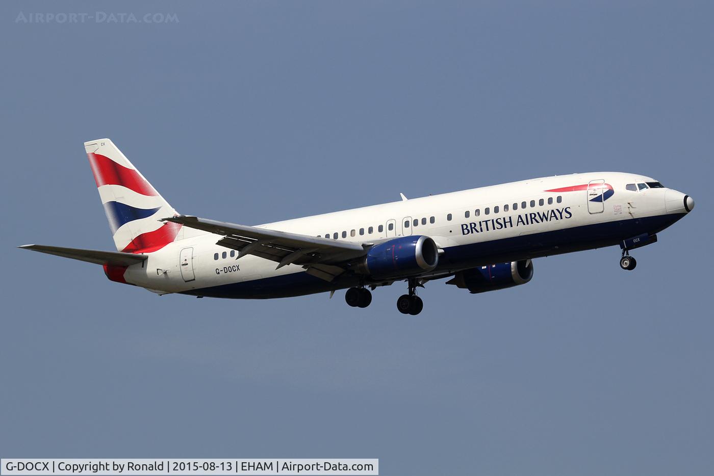 G-DOCX, 1993 Boeing 737-436 C/N 25857, at spl