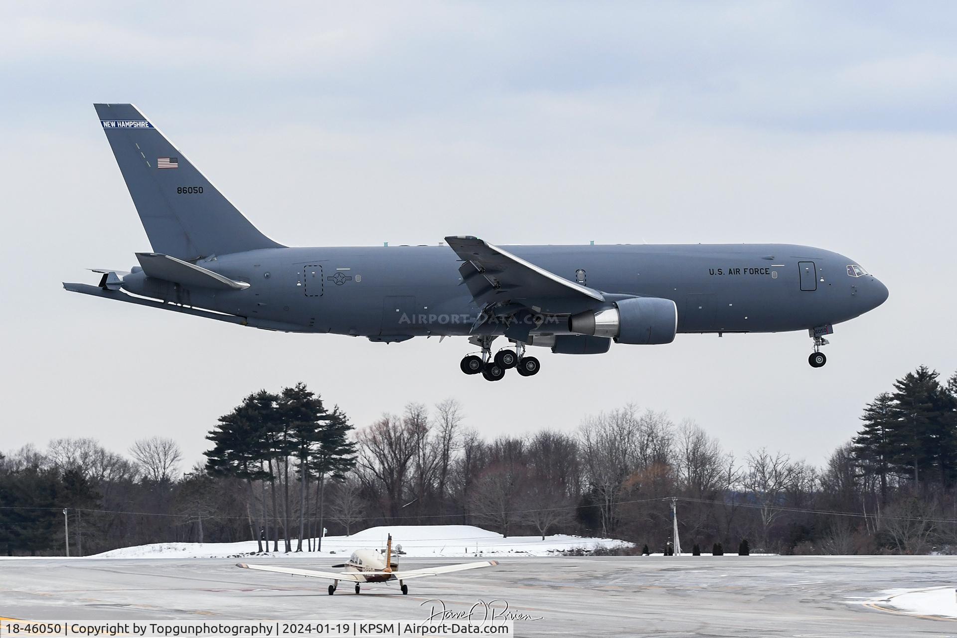 18-46050, 2018 Boeing KC-46A Pegasus (767-2LKC) C/N 34052, PACK82 over the numbers