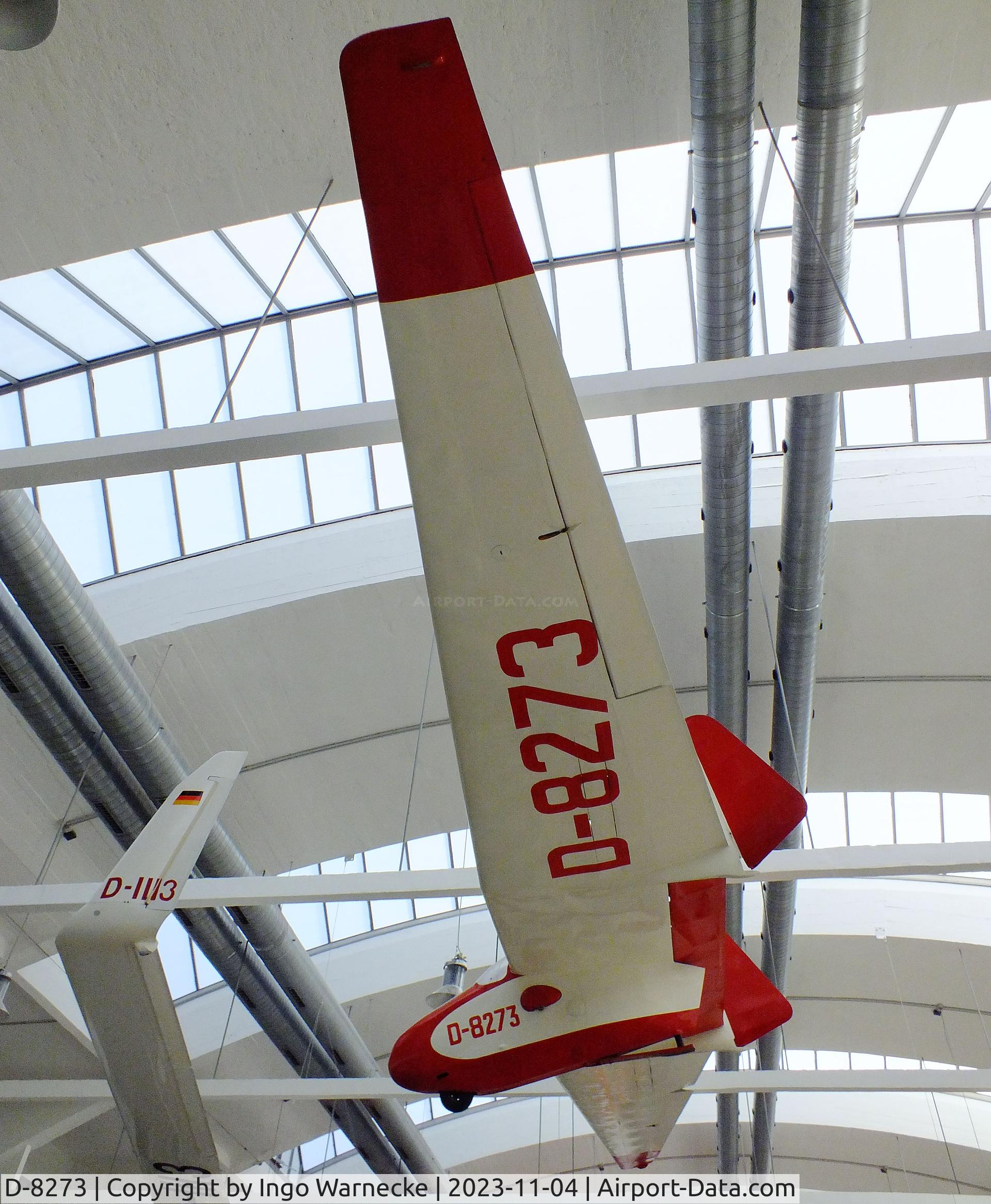 D-8273, 1955 Fauvel AV-36CR C/N 213, Fauvel AV-36 CR at the Flugwerft Schleißheim of Deutsches Museum, Oberschleißheim