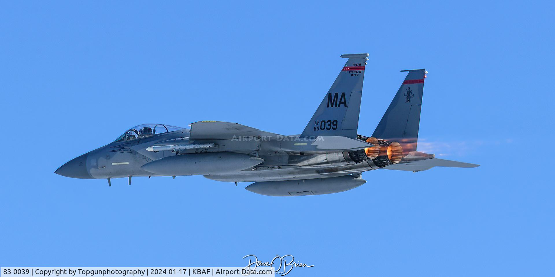 83-0039, 1983 McDonnell Douglas F-15C Eagle C/N 0899/C299, BEAR02 Full Cones