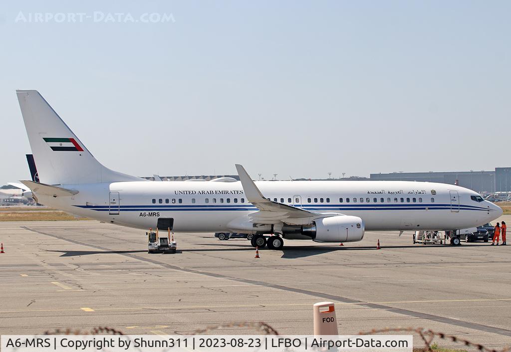 A6-MRS, 2006 Boeing 737-8E0 BBJ2 C/N 35238, Parked at the General Aviation area...
