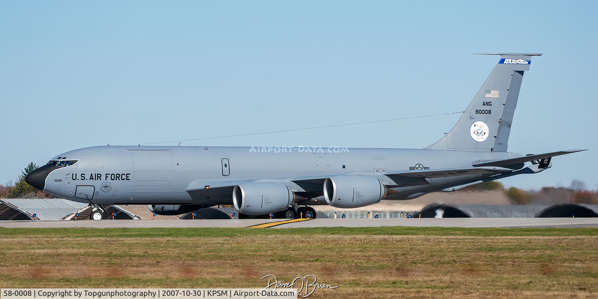 58-0008, 1958 Boeing KC-135R Stratotanker C/N 17753, PACK21
