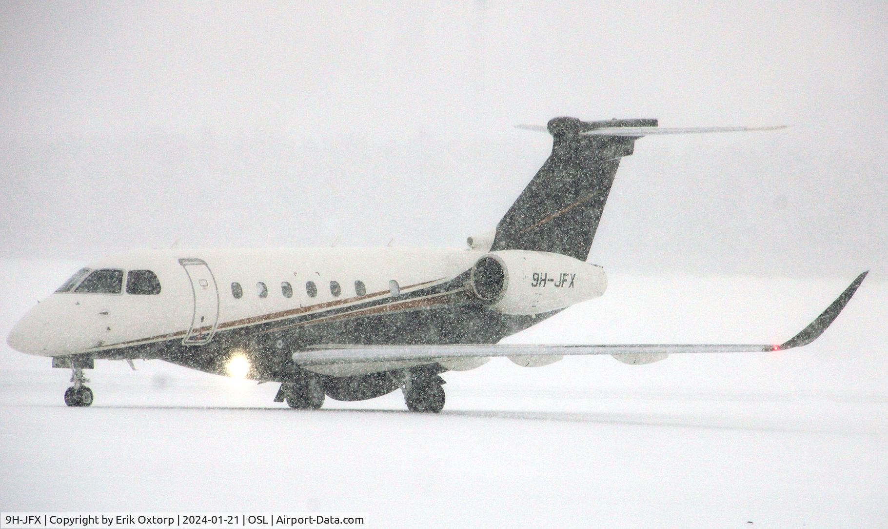 9H-JFX, 2021 Embraer EMB-550 Praetor 600 C/N 55020151, 9H-JFX in OSL