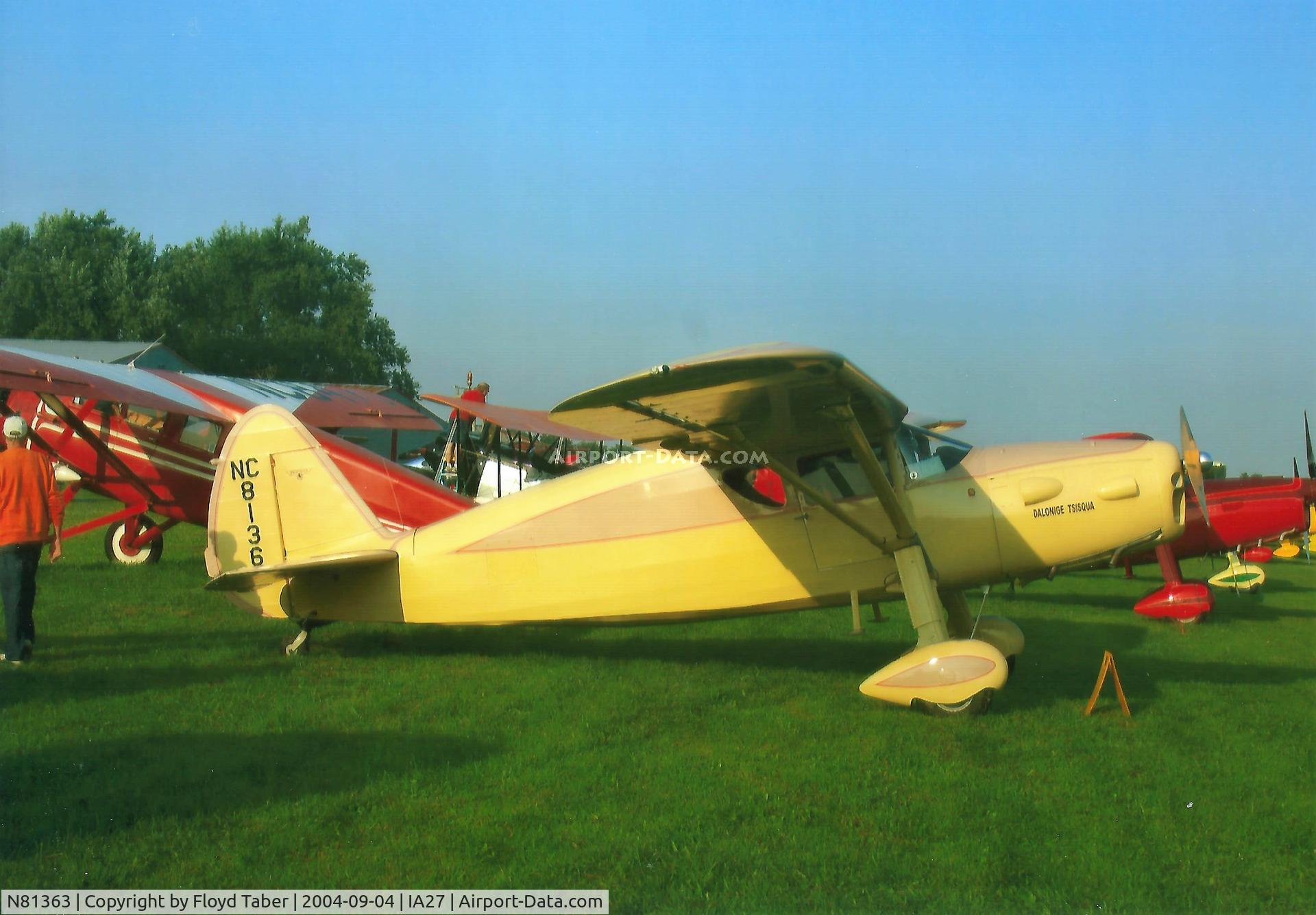 N81363, 1946 Fairchild 24R-46 C/N R46263, Antique Airfield Labor Day weekend flyin 2004