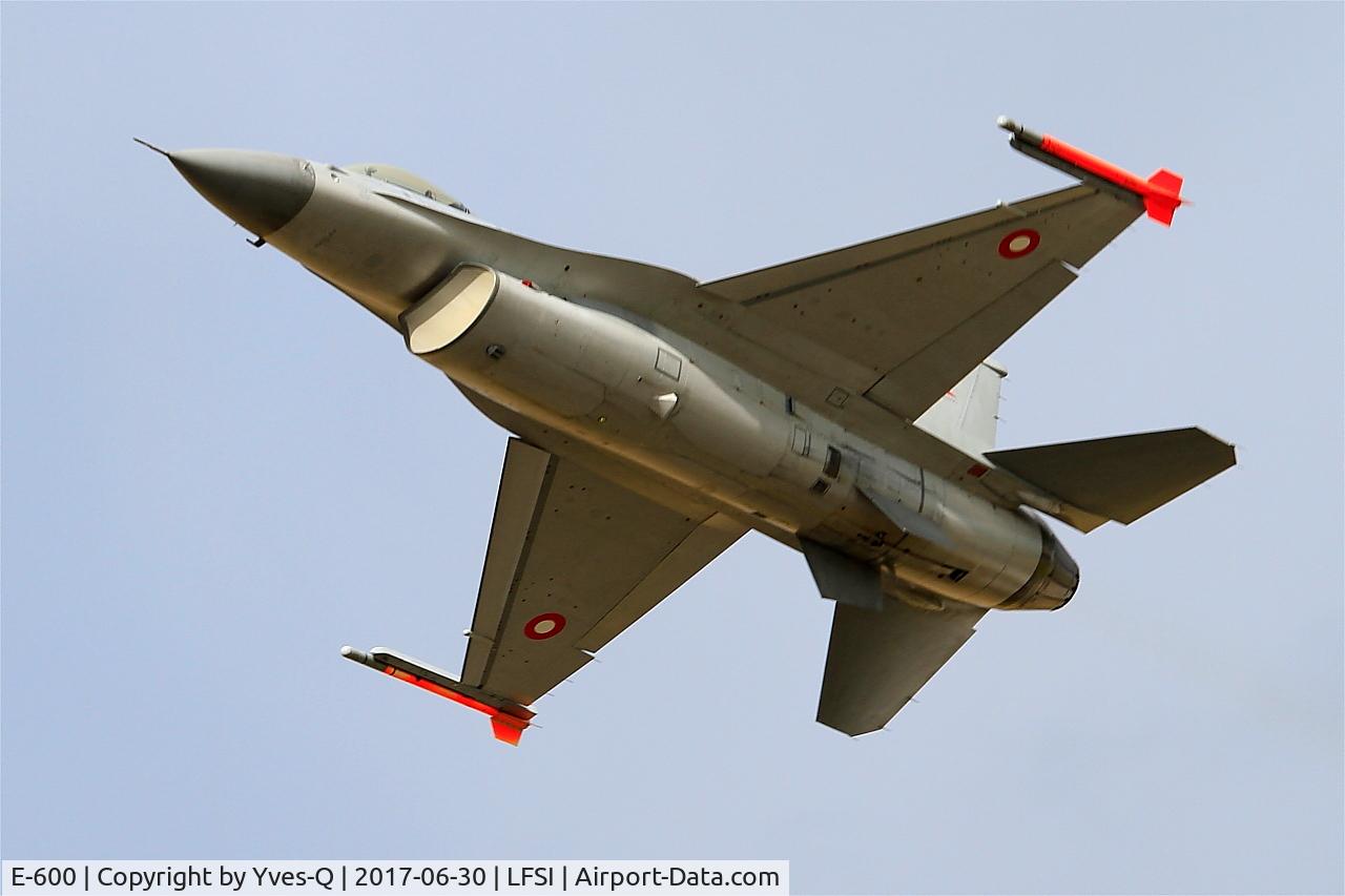 E-600, 1980 SABCA F-16AM Fighting Falcon C/N 6F-35, Royal Danish Air Force SABCA F-16AM Fighting Falcon, On display, St Dizier-Robinson Air Base 113 (LFSI)