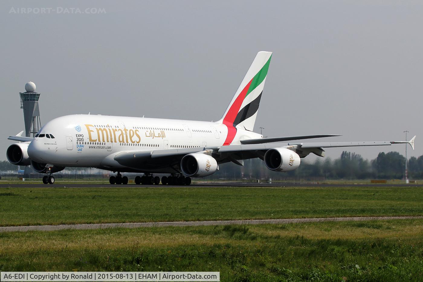 A6-EDI, 2009 Airbus A380-861 C/N 028, at spl