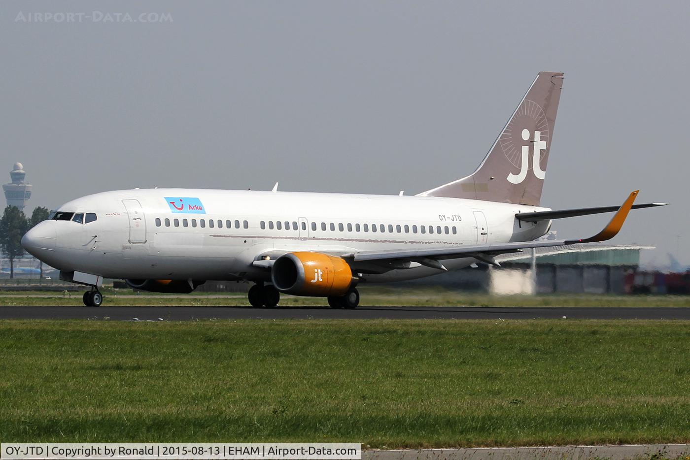 OY-JTD, 1990 Boeing 737-3Y0 C/N 24678, at spl