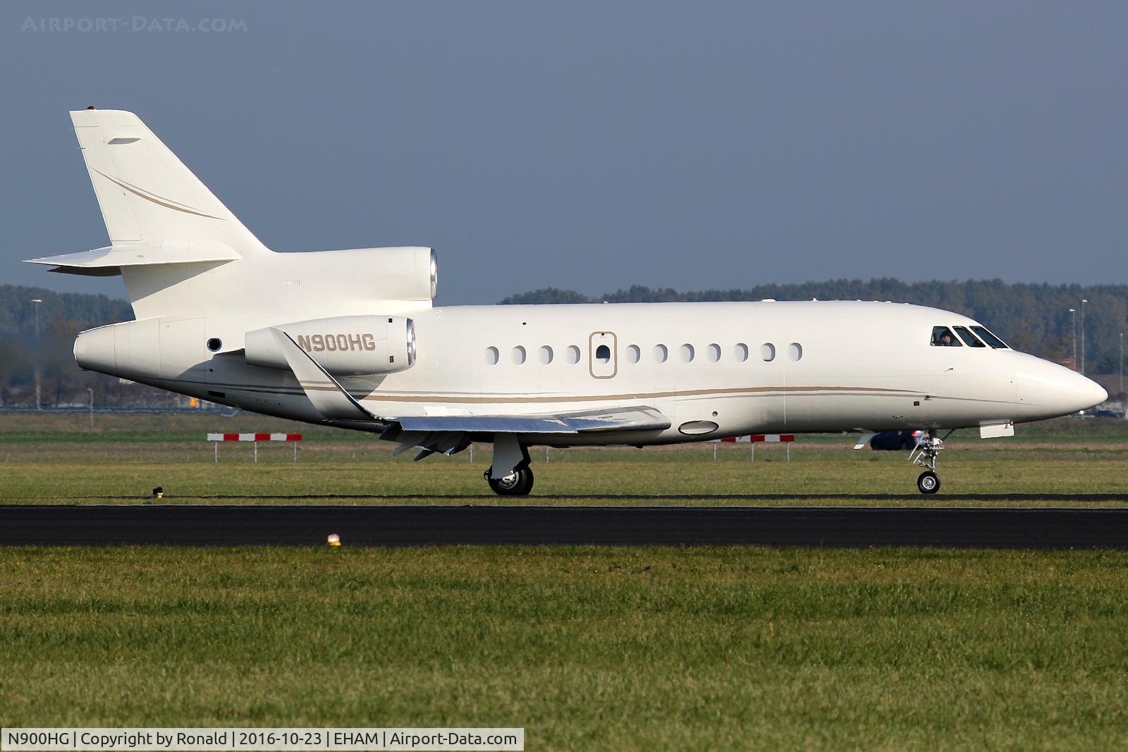 N900HG, 1995 Dassault Falcon 900EX C/N 001, at spl