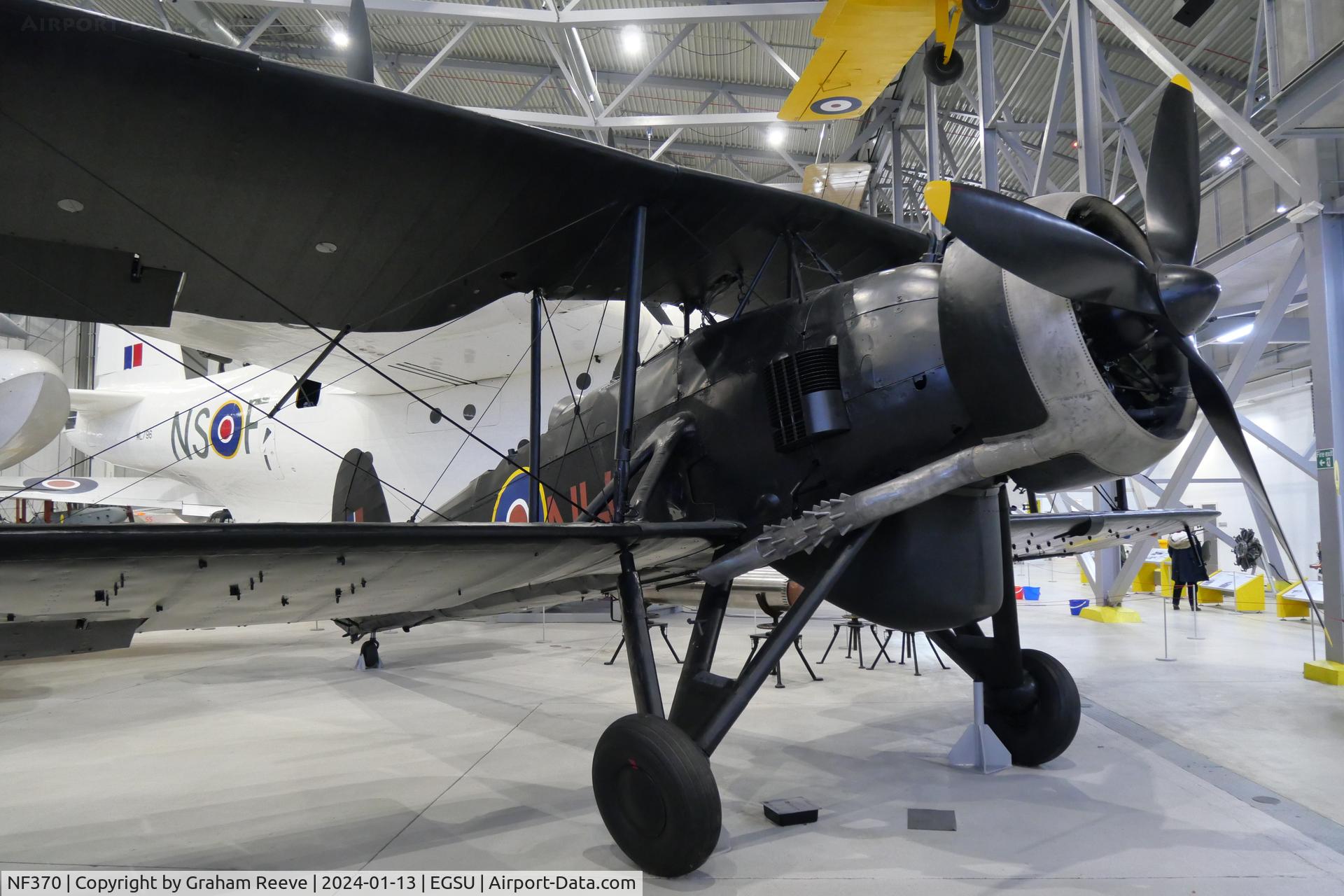 NF370, Fairey Swordfish Mk.III C/N Not found NF370, On display at the IWM, Duxford.