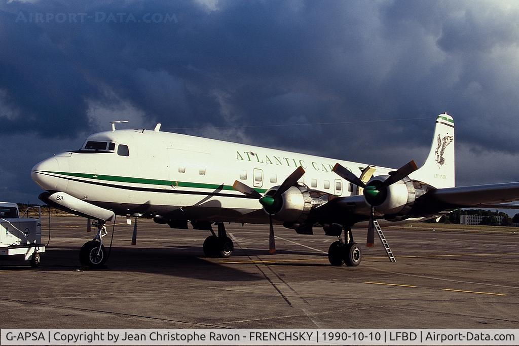 G-APSA, 1958 Douglas DC-6A C/N 45497, Air Atlantique