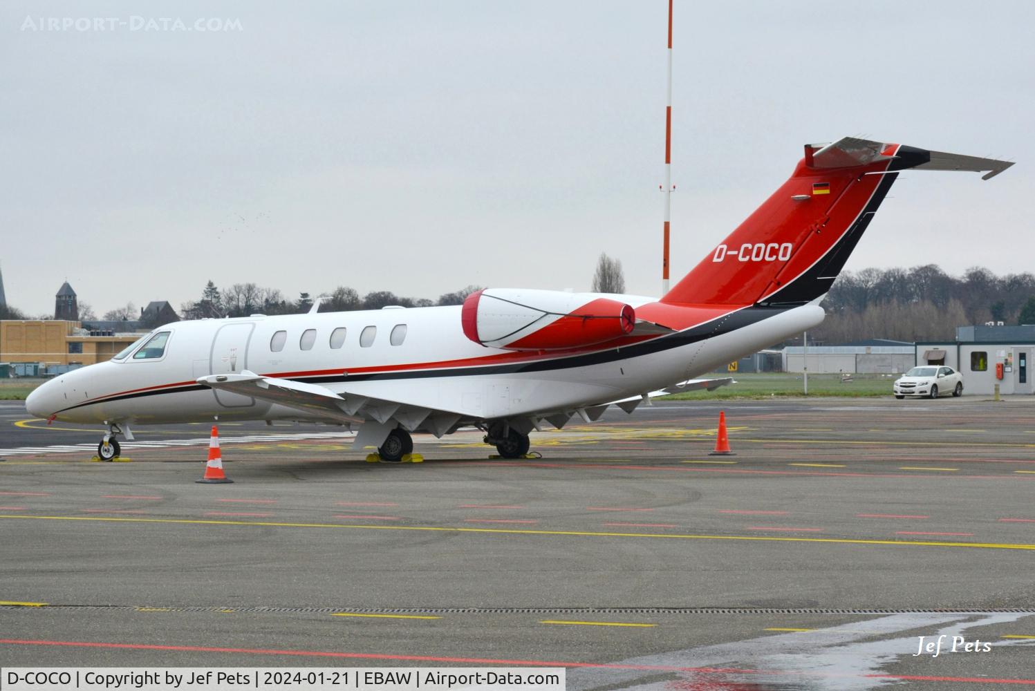 D-COCO, 2016 Cessna 525C Citationjet CJ4 CitationJet CJ4 C/N 525C0208, At Antwerp Airport.