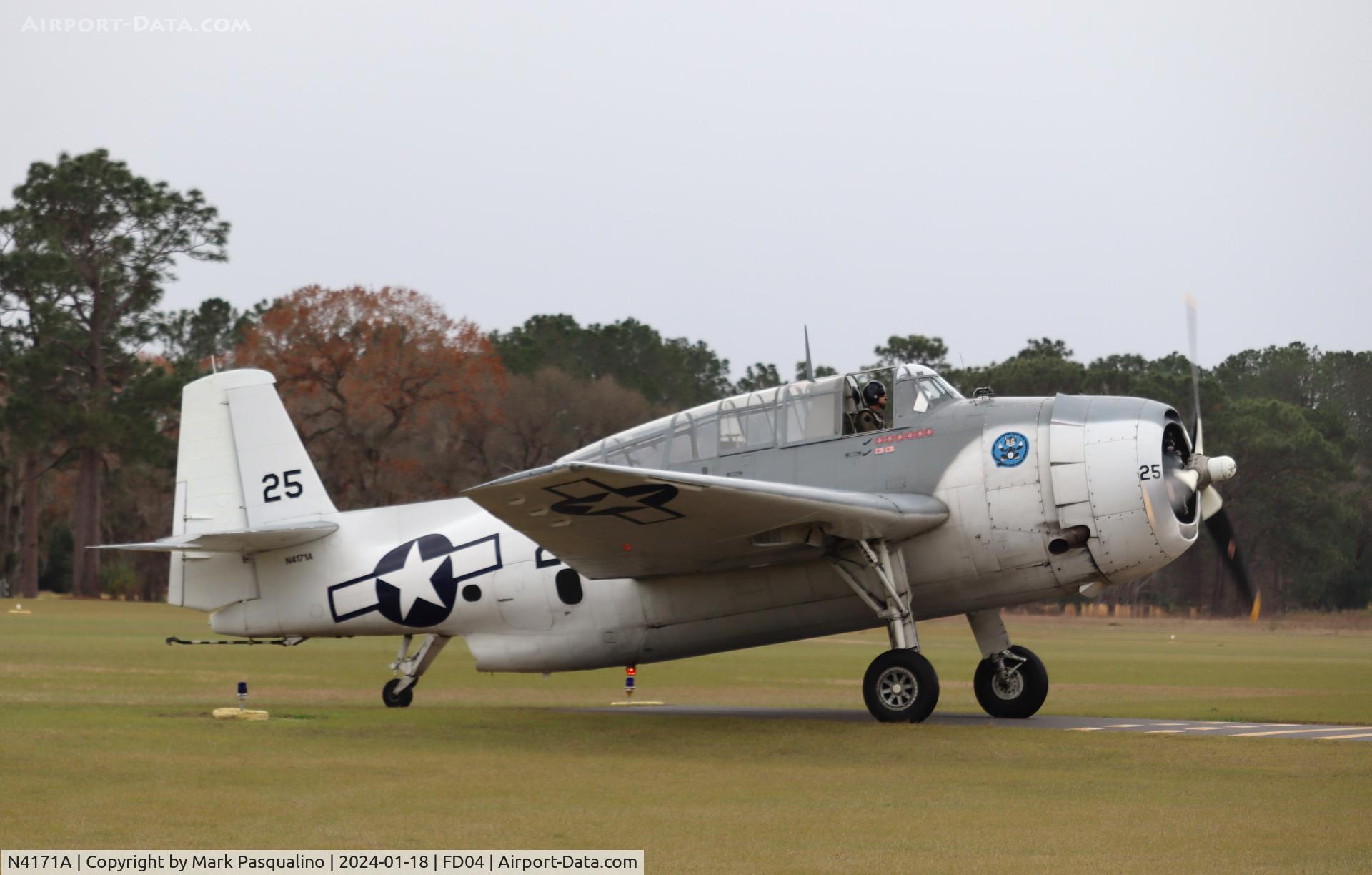 N4171A, 1945 Grumman TBM-3E Avenger C/N 4426 (Bu91521), Grumman TBM-3E