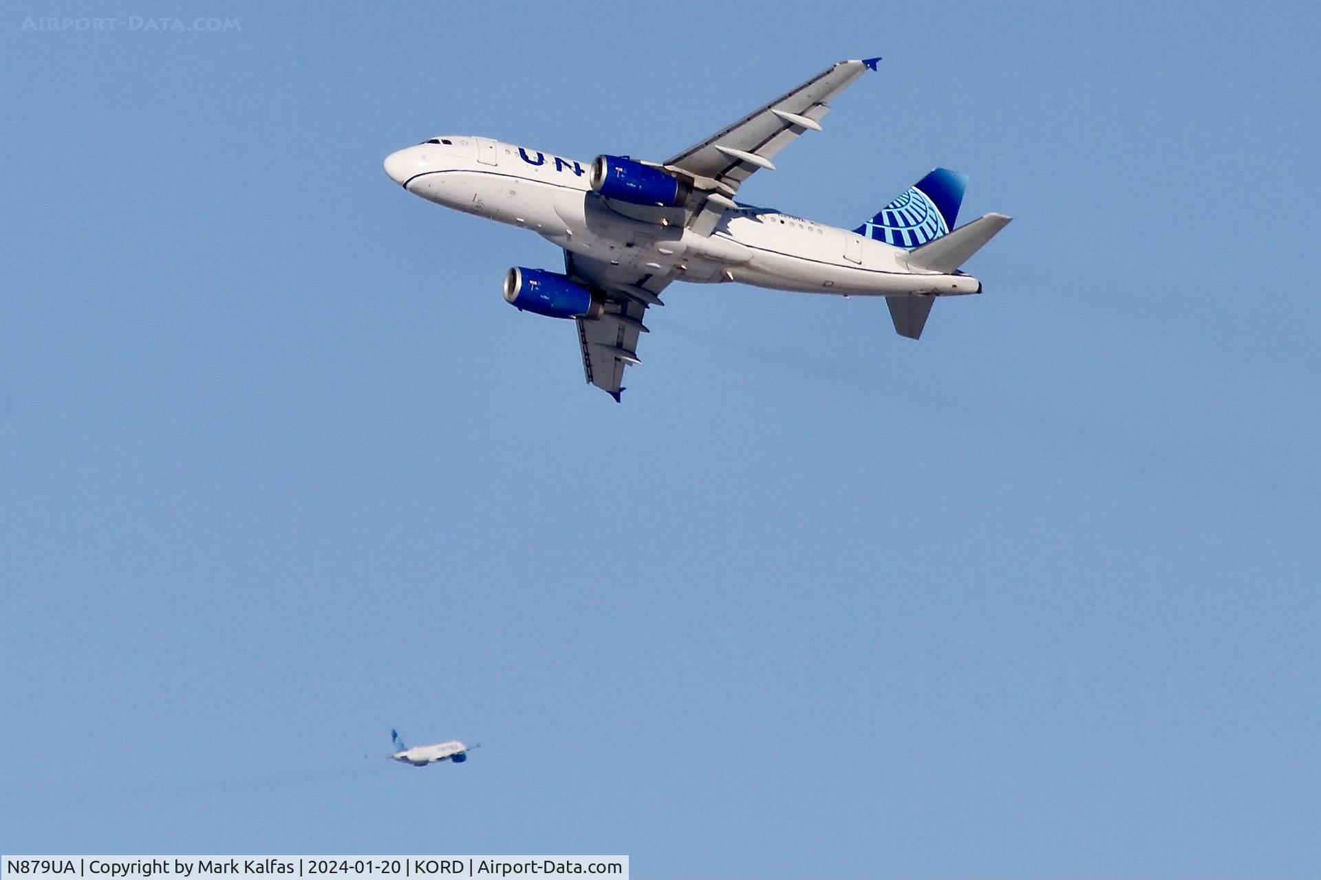 N879UA, 2005 Airbus 319-100 C/N 2408, A319 United Airlines Airbus A319, N879UA UAL609 ORD-PHL