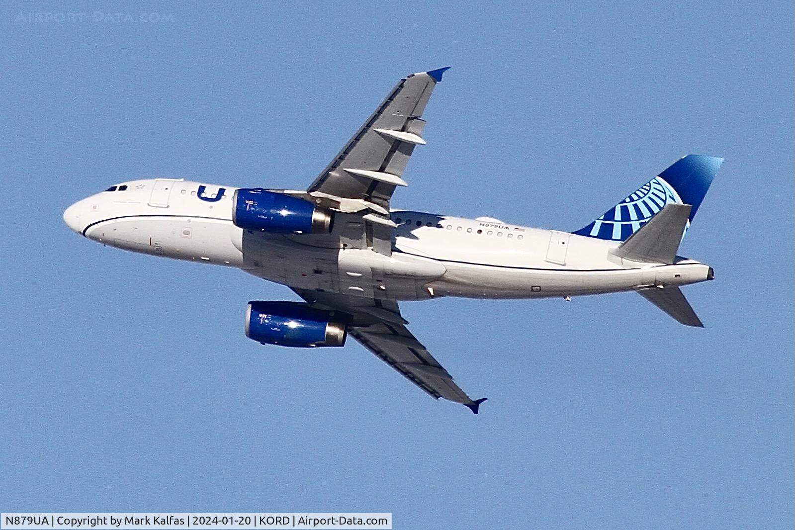 N879UA, 2005 Airbus 319-100 C/N 2408, A319 United Airlines Airbus A319, N879UA UAL609 ORD-PHL