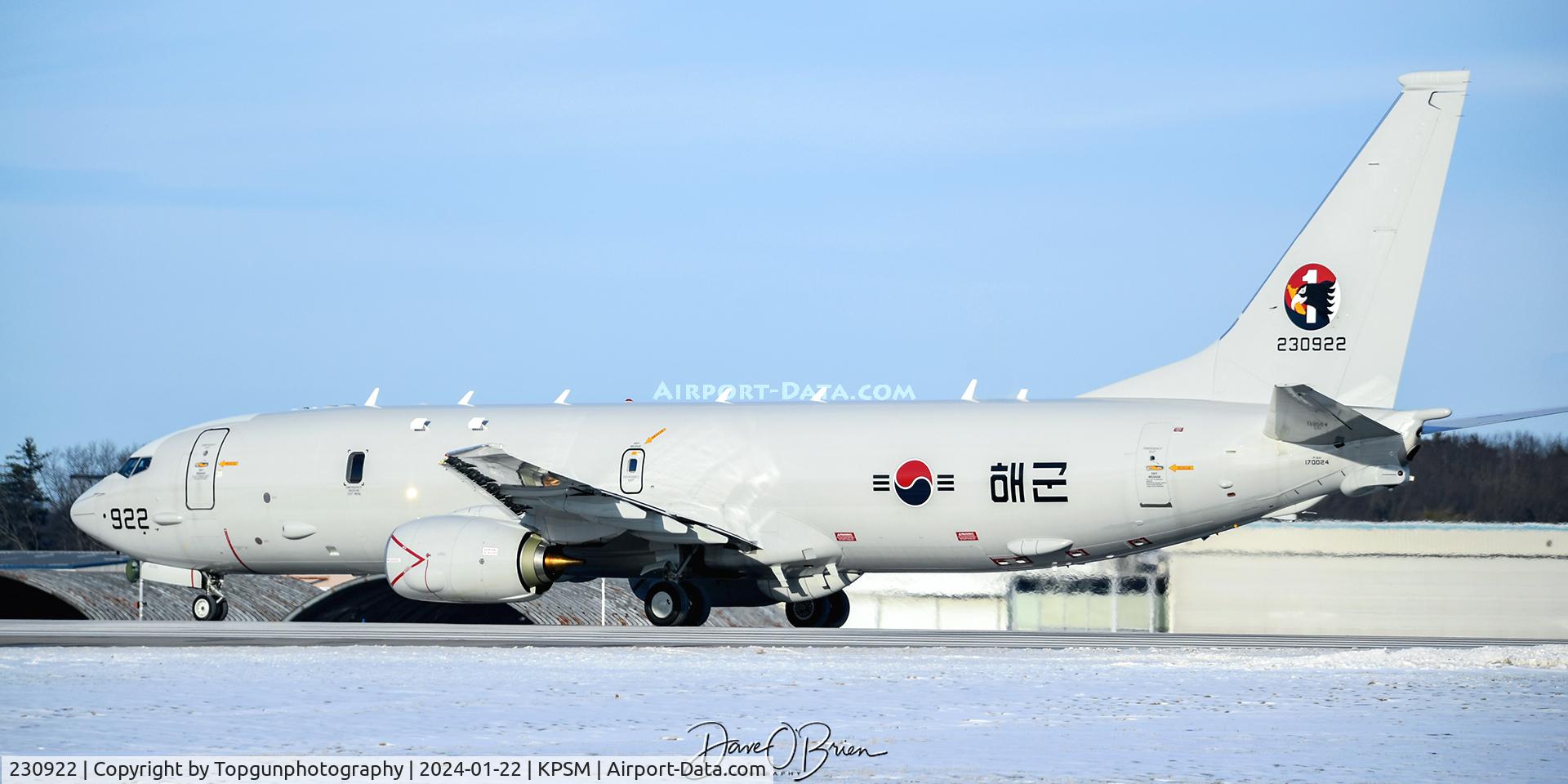 230922, Boeing P-8A C/N 67012/9526, NAVY77024 departing back to NASJ