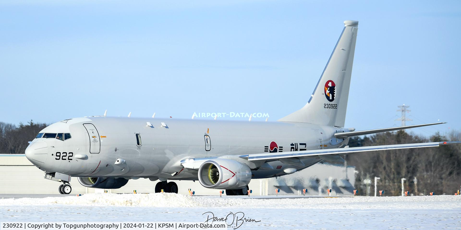 230922, Boeing P-8A C/N 67012/9526, ROK training in their new P-8 out of NAS Jacksonville
