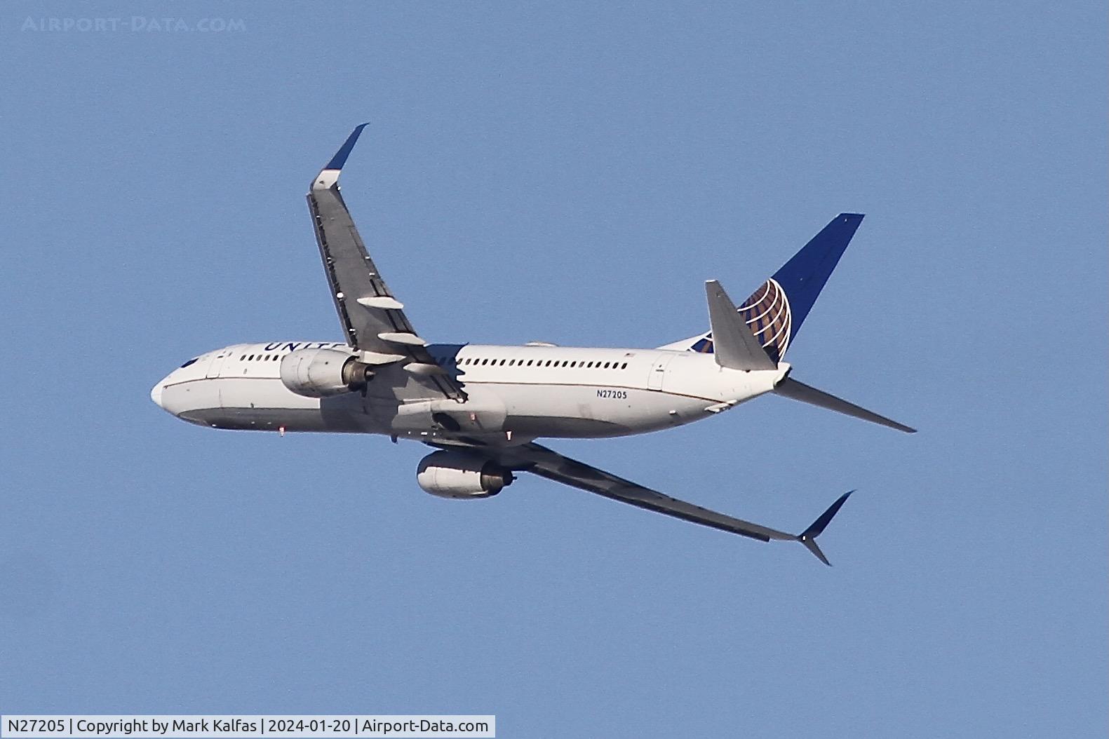 N27205, 2000 Boeing 737-824 C/N 30577, B738 United Airlines BOEING 737-824 N27205 UAL2279 KORD-KPIT
