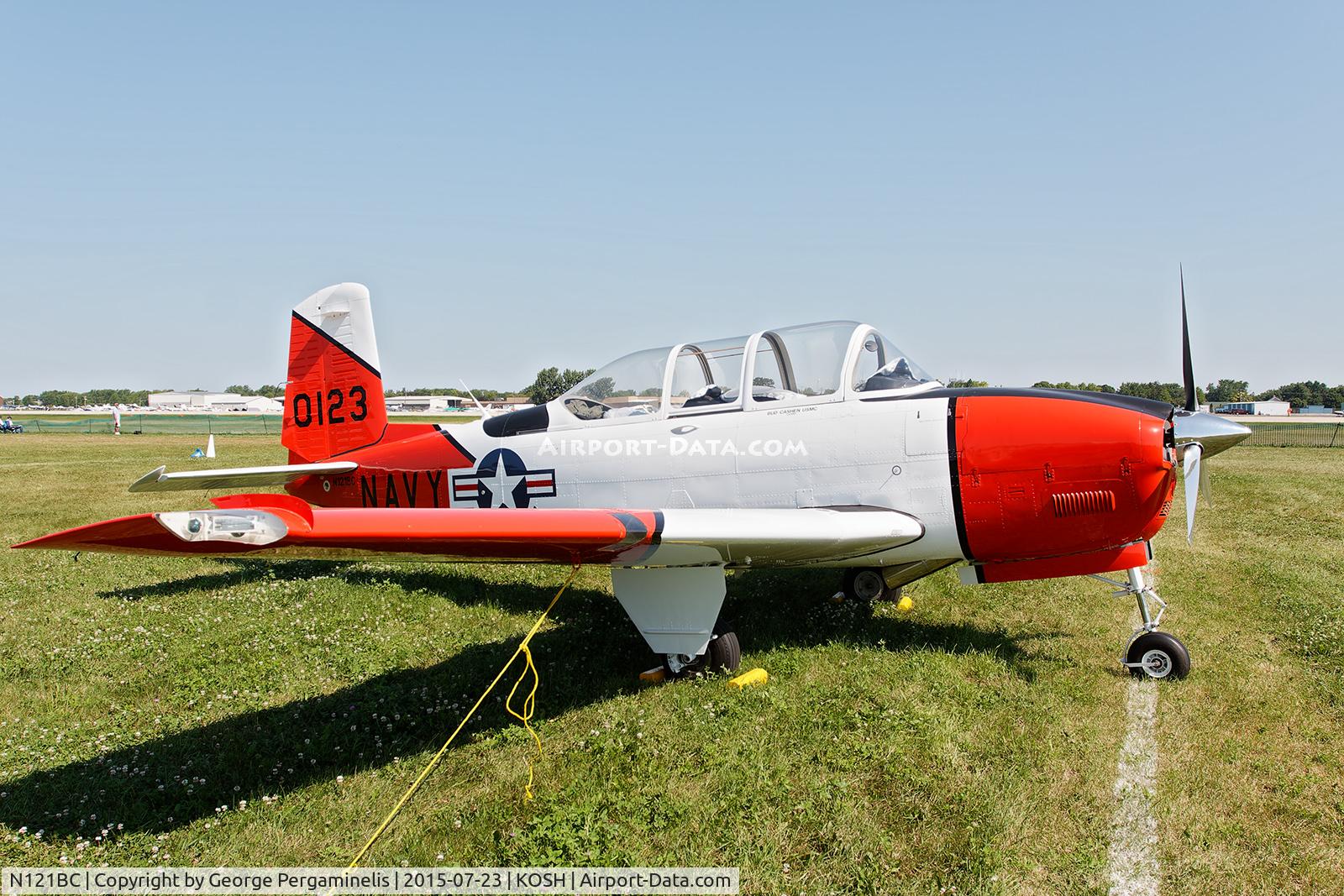 N121BC, Beech T-34A Mentor C/N G-123, Airventure 2015.