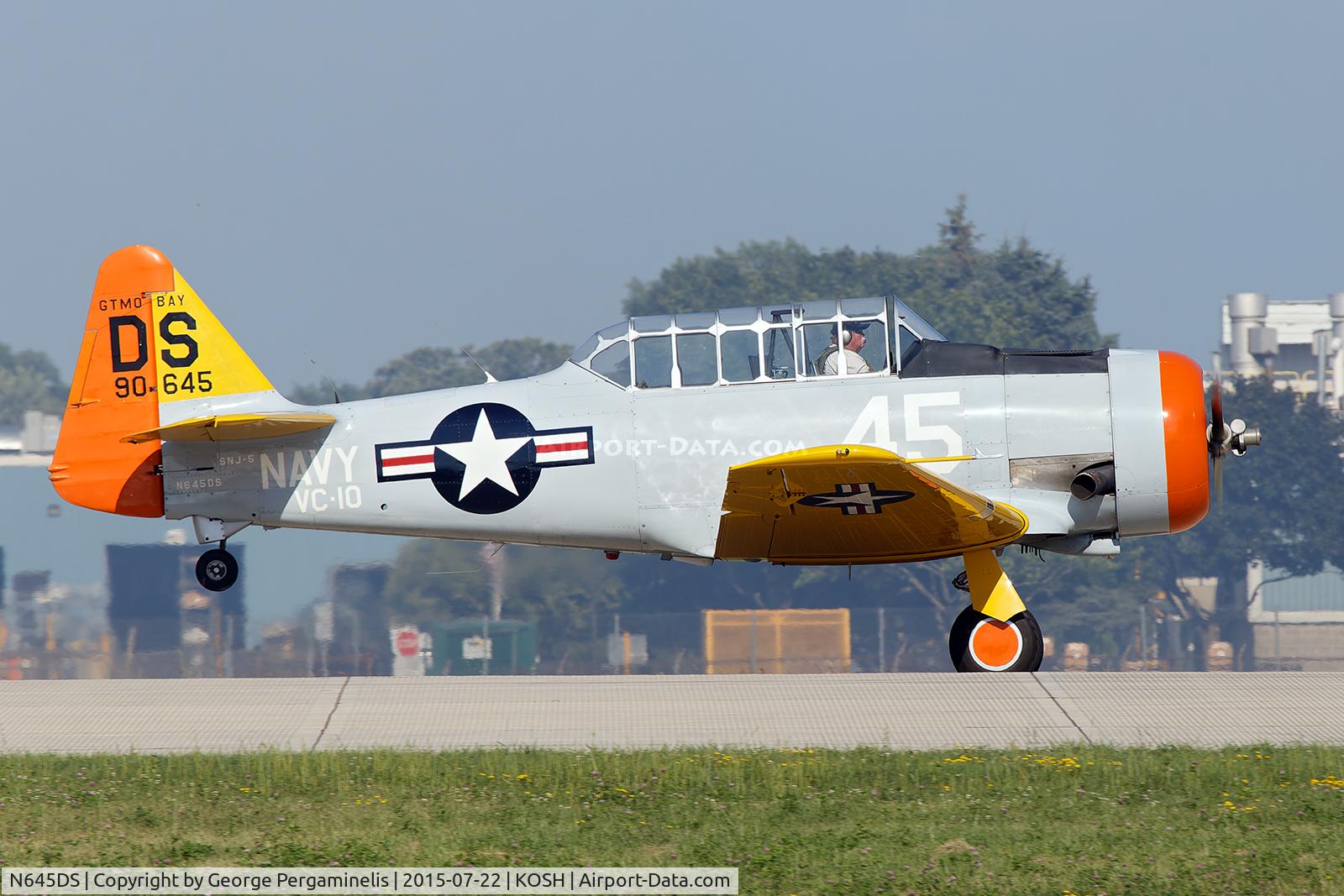 N645DS, 1944 North American SNJ-5 Texan Texan C/N 88-17678, Airventure 2015