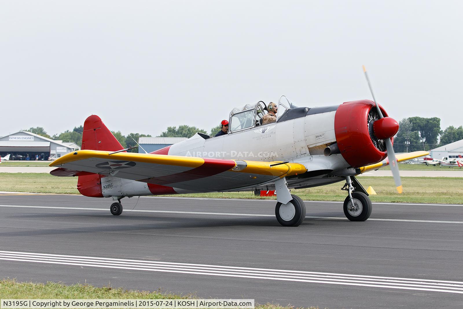 N3195G, North American SNJ-5 Texan Texan C/N 51697, Airventure 2015