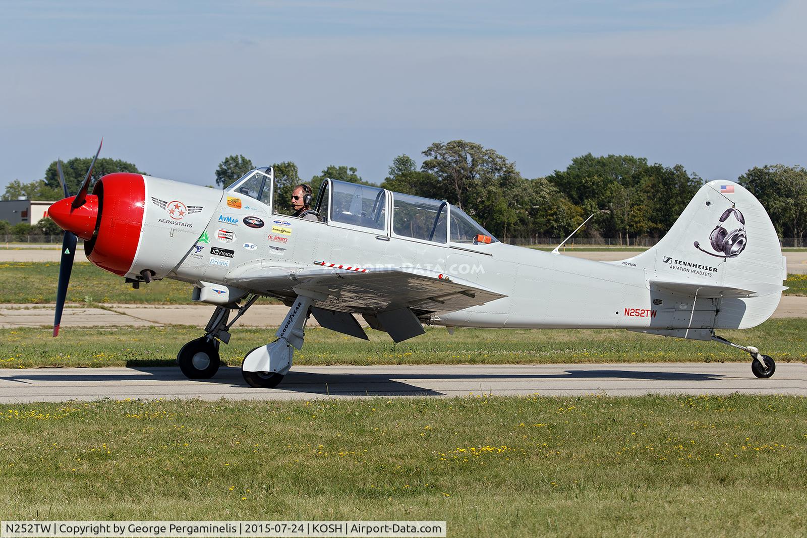N252TW, 2002 Yakovlev (Aerostar) Yak-52TW C/N 0212301, Airventure 2015