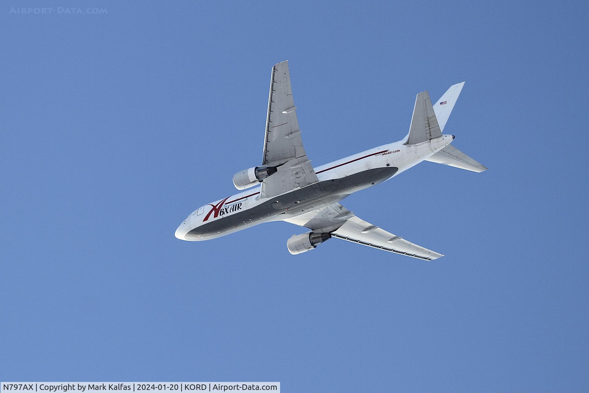 N797AX, 1985 Boeing 767-281 C/N 23147, B762 ABX AIR BOEING 767-200 N797AX ABX1397 ORD- CVG