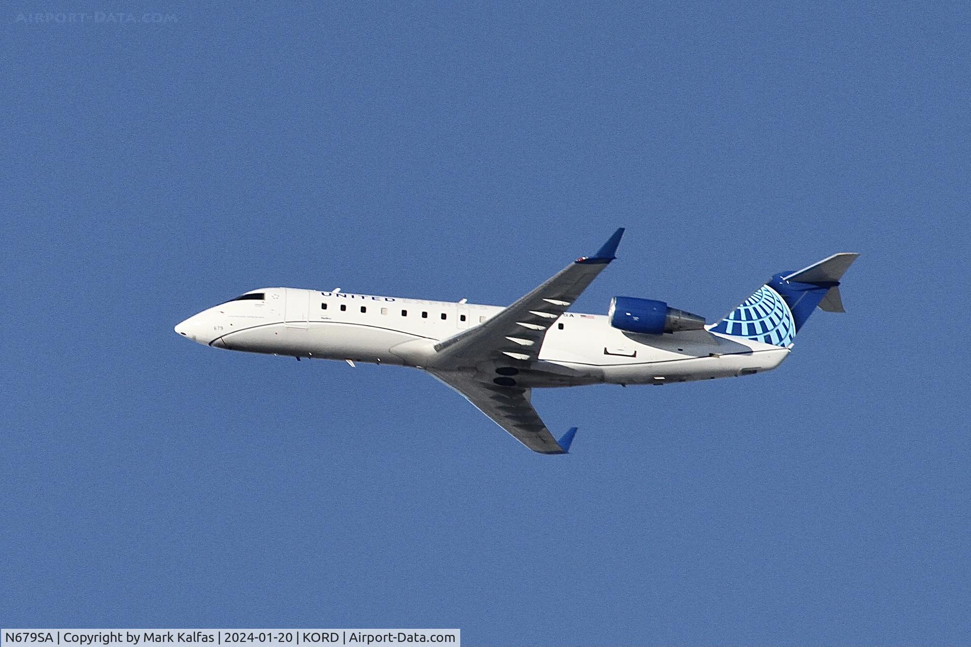 N679SA, 2002 Canadair CL-600-2B19 Regional Jet CRJ-200ER C/N 7652, CRJ2 SkyWest/United Express BOMBARDIER INC CL-600-2B19, N679SA SKW5475  ORD-TVC