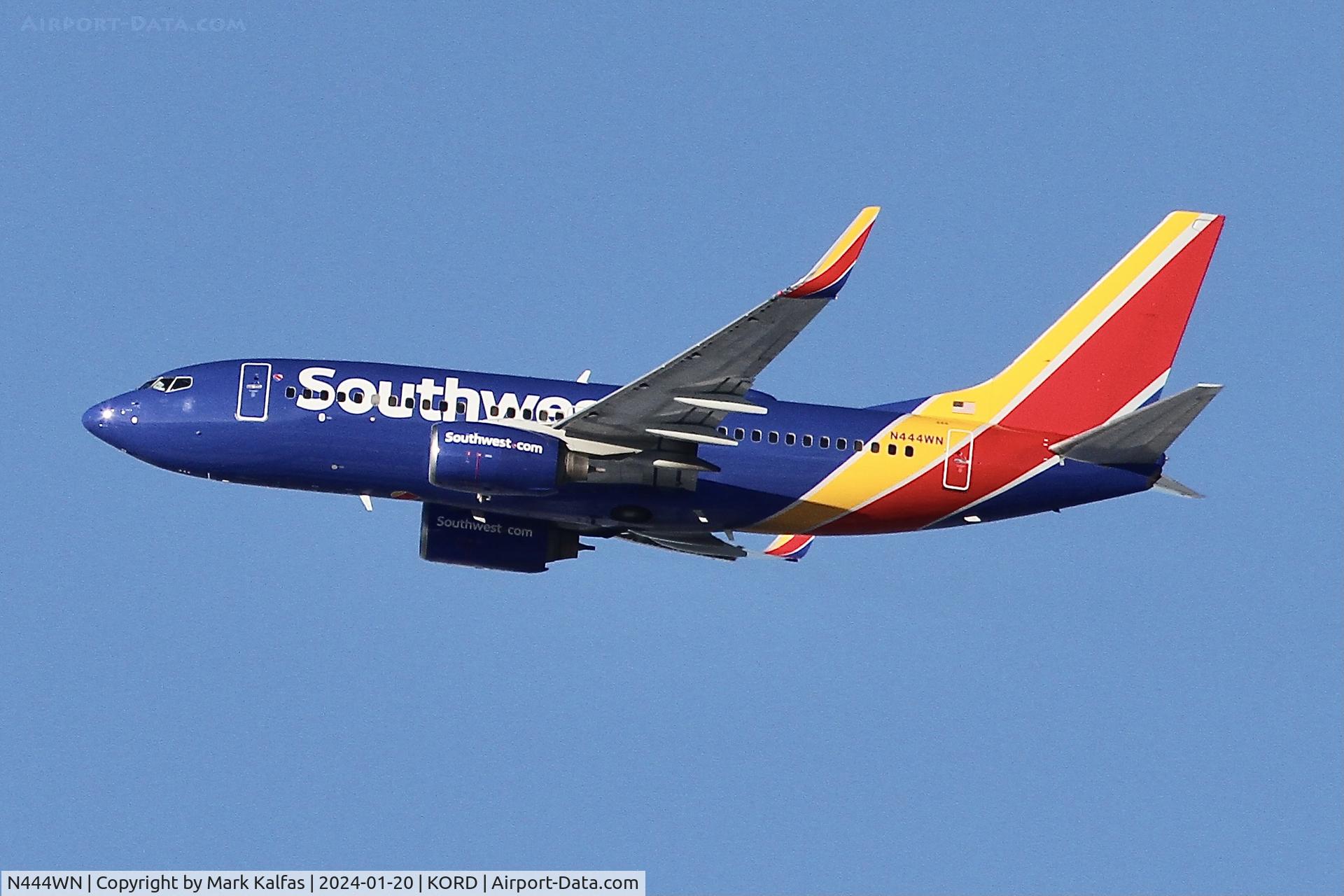 N444WN, 2003 Boeing 737-7H4 C/N 29839, B737 Southwest BOEING 737-7H4 N444WN SWA3232 ORD-DEN