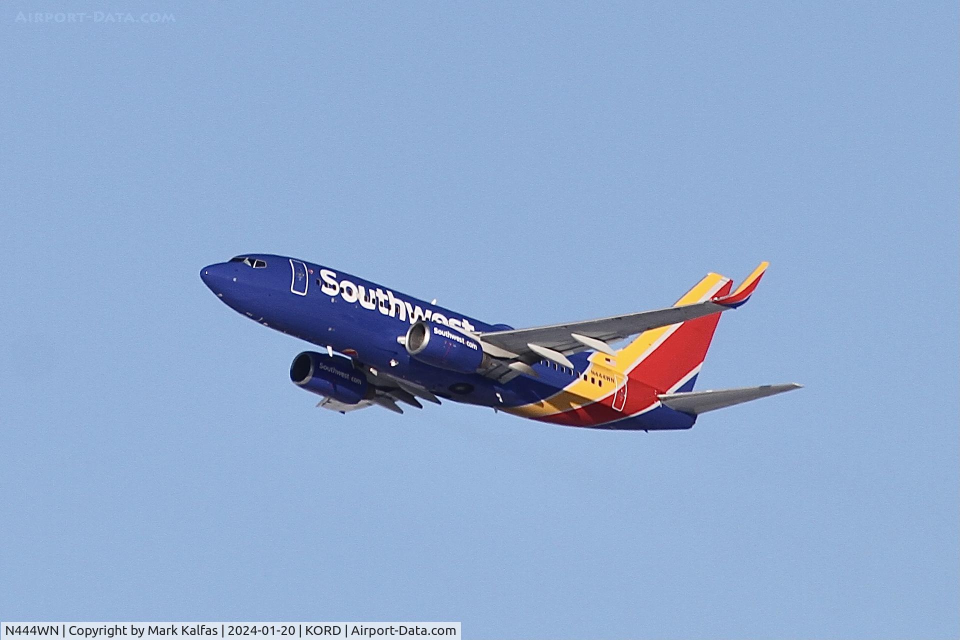 N444WN, 2003 Boeing 737-7H4 C/N 29839, B737 Southwest BOEING 737-7H4 N444WN SWA3232 ORD-DEN