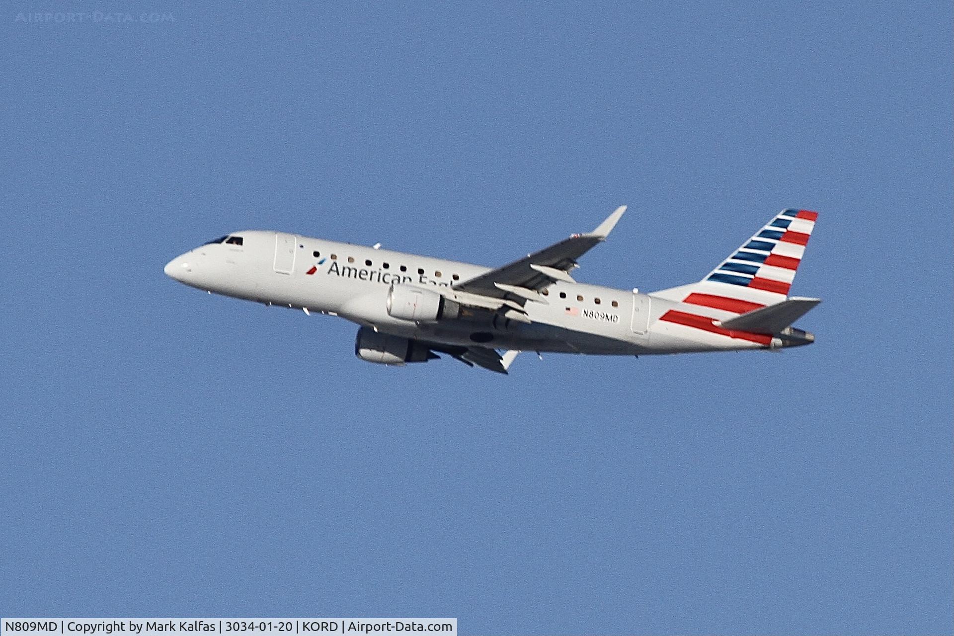 N809MD, 2004 Embraer 170SU (ERJ-170-100SU) C/N 17000022, E170 Envoy/ American Eagle EMBRAER ERJ 170-100 LR N809MD ENY3331  ORD-MCI