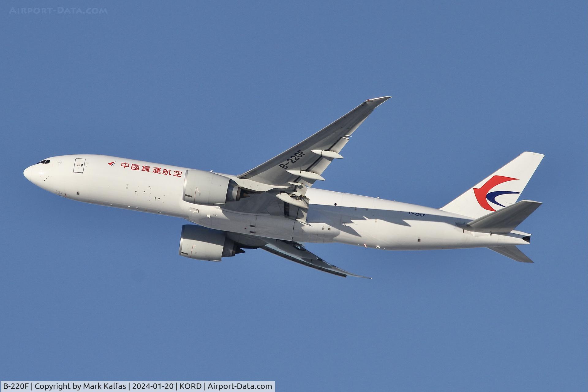 B-220F, Boeing 777-F6N C/N 66624, B77L China Cargo BOEING 777-F6N  B-220F CKK228 KORD-ZSPD