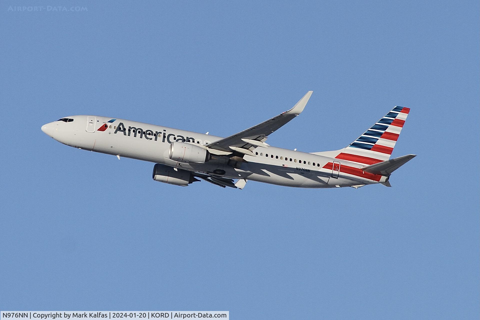 N976NN, 2015 Boeing 737-832 C/N 33243, B738 American Airlines Boeing 737-823 N976NN AAL1253 KORD-SFO