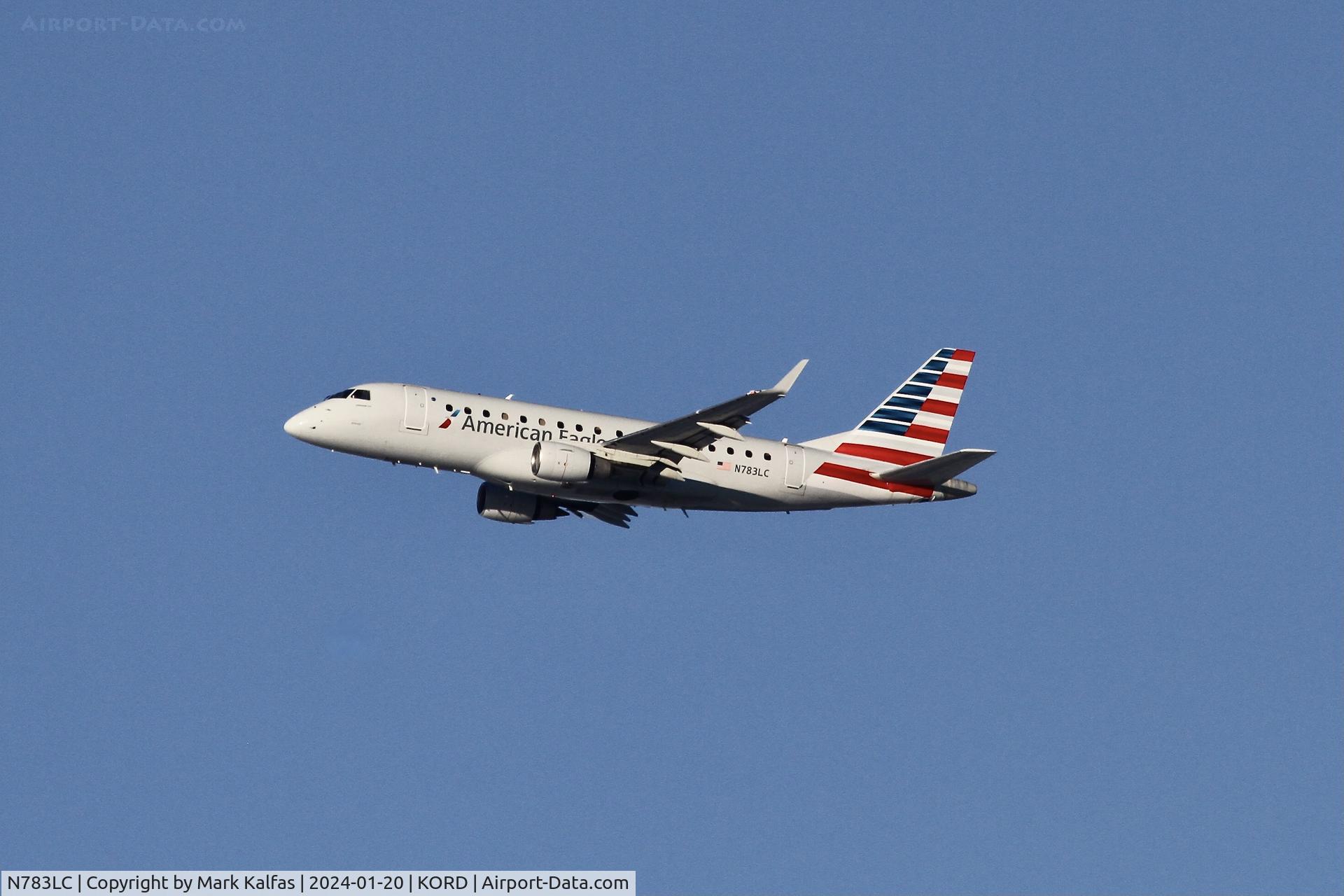 N783LC, 2004 Embraer 170SU (ERJ-170-100SU) C/N 17000018, E170 Envoy/ American Eagle EMBRAER ERJ 170-100 LR N783LC ENY3967  ORD-FSD