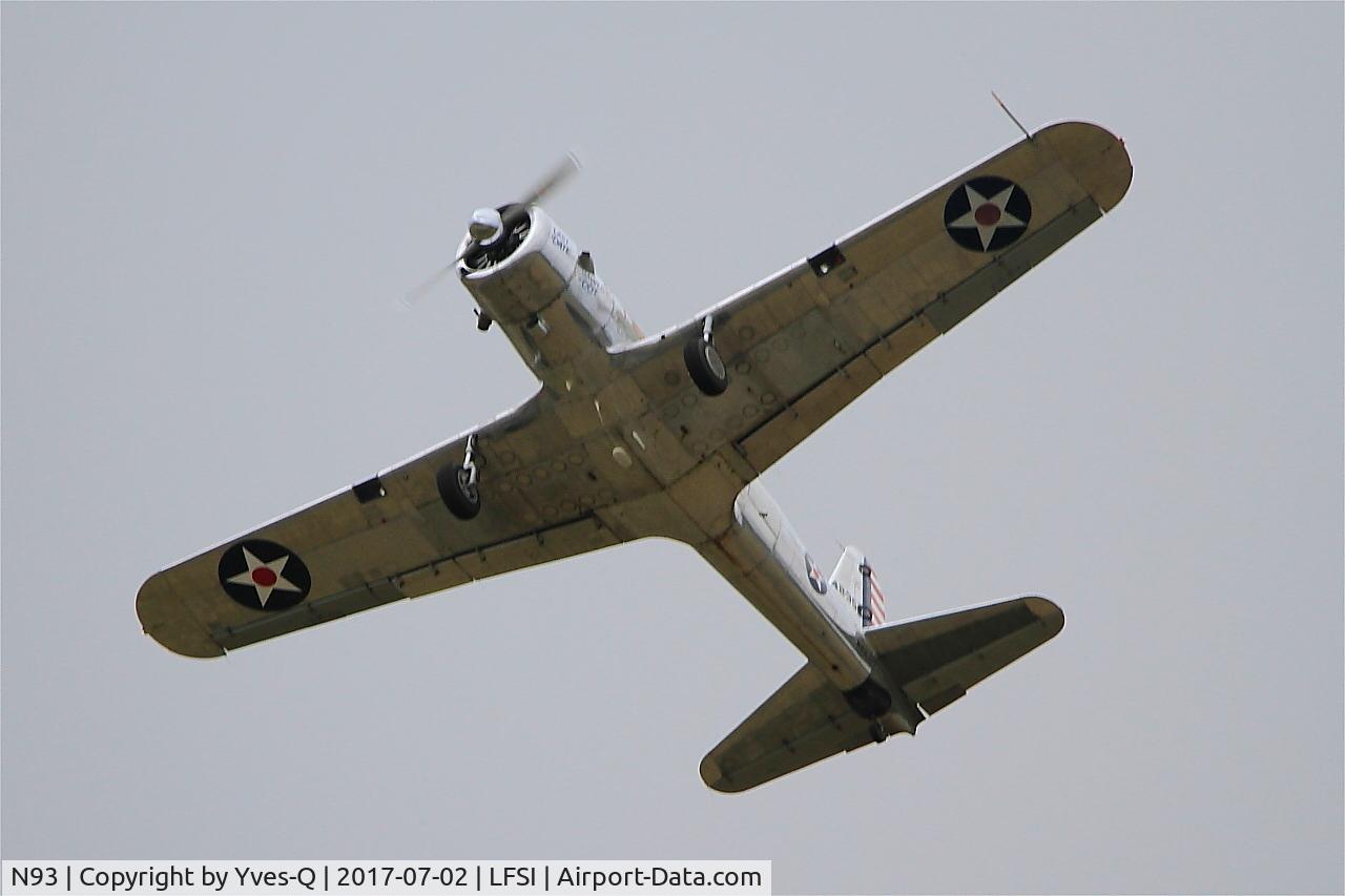 N93, 1943 Convair BT-13A Valiant C/N 9102, Convair BT-13A, On display, St Dizier-Robinson Air Base 113 (LFSI)