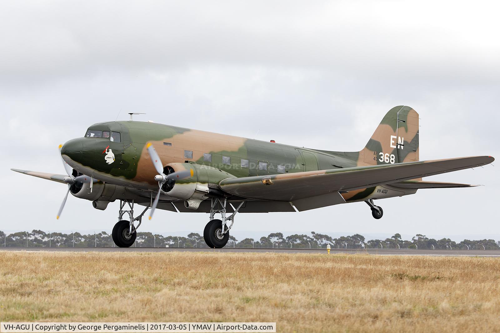 VH-AGU, 1944 Douglas DC3C-S1C3G (C-47B) C/N 15920, Australian International Air Show.