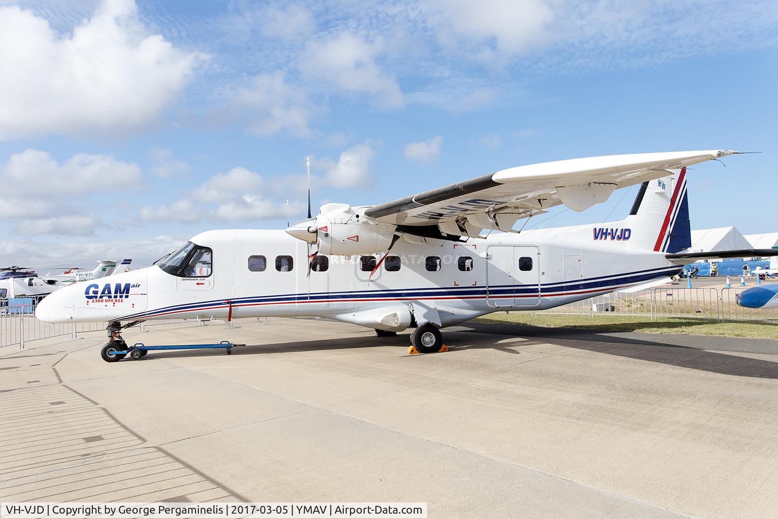 VH-VJD, 1988 Dornier 228-202K C/N 8157, Australian International Air Show.