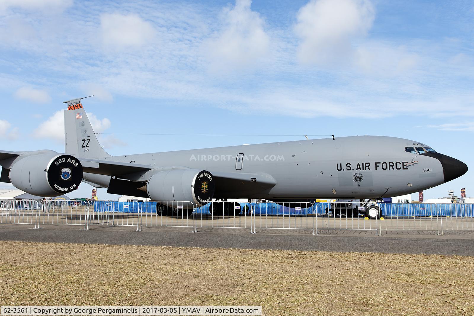 62-3561, 1963 Boeing KC-135E-BN Stratotanker C/N 18544, Australian International Air Show.